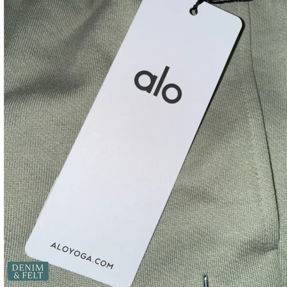 Alo Yoga Accolade Sweatpants Limestone‎ Relaxed Fit Premium Fleece Lounge Jogger